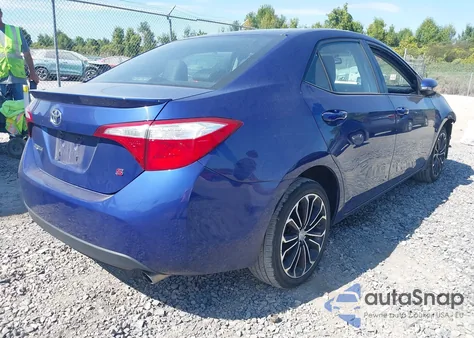 2016 Toyota Corolla S Plus из США, поврежденный, VIN 2T1BURHE7GC545260